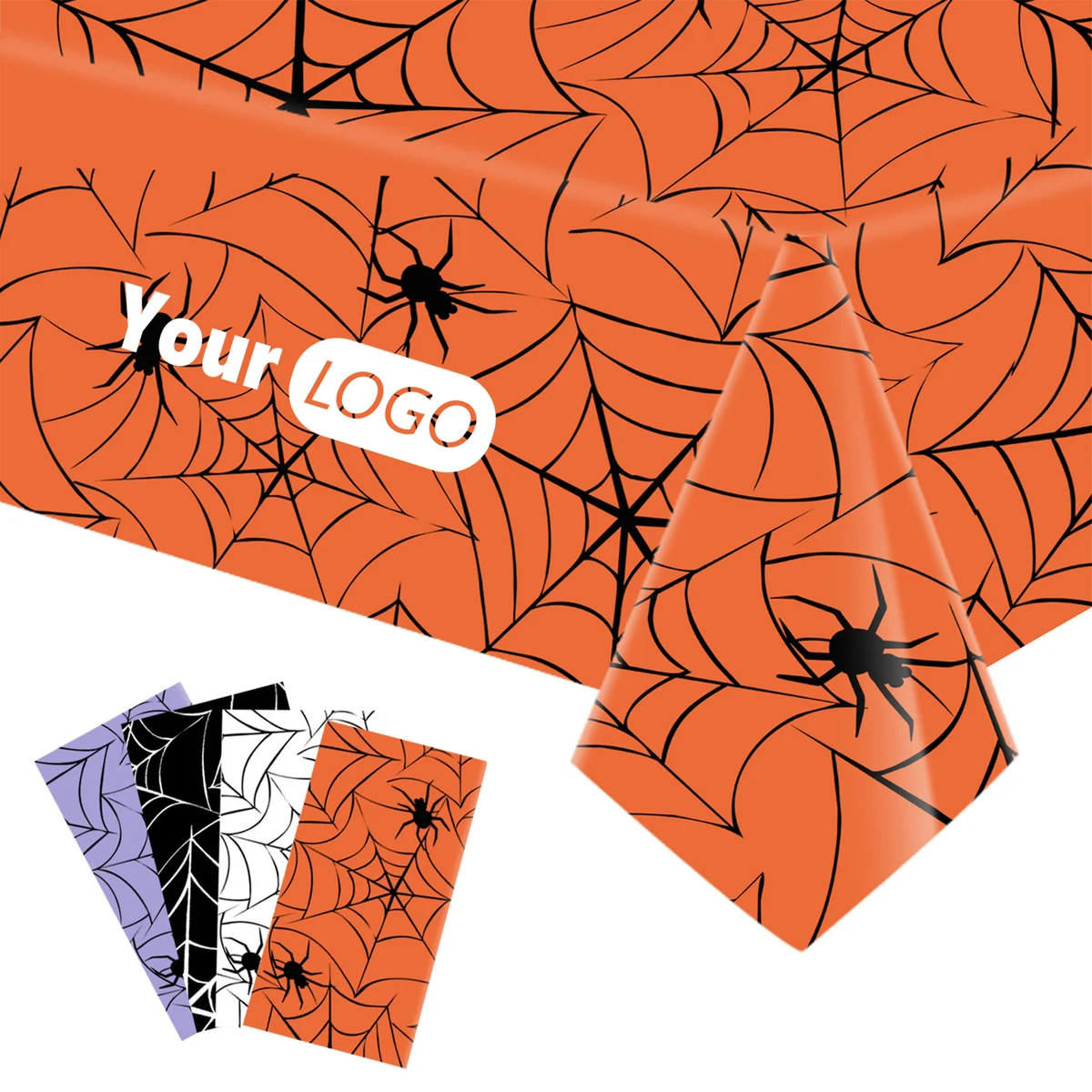 Plastic Oil Proof Halloween Themed Tablecloth 1