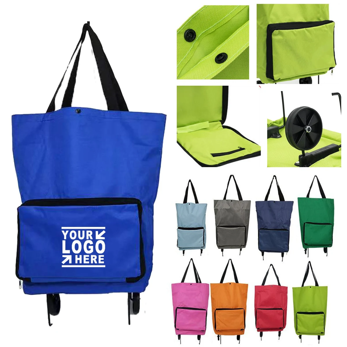 Foldable Shopping Wheels Cart 1