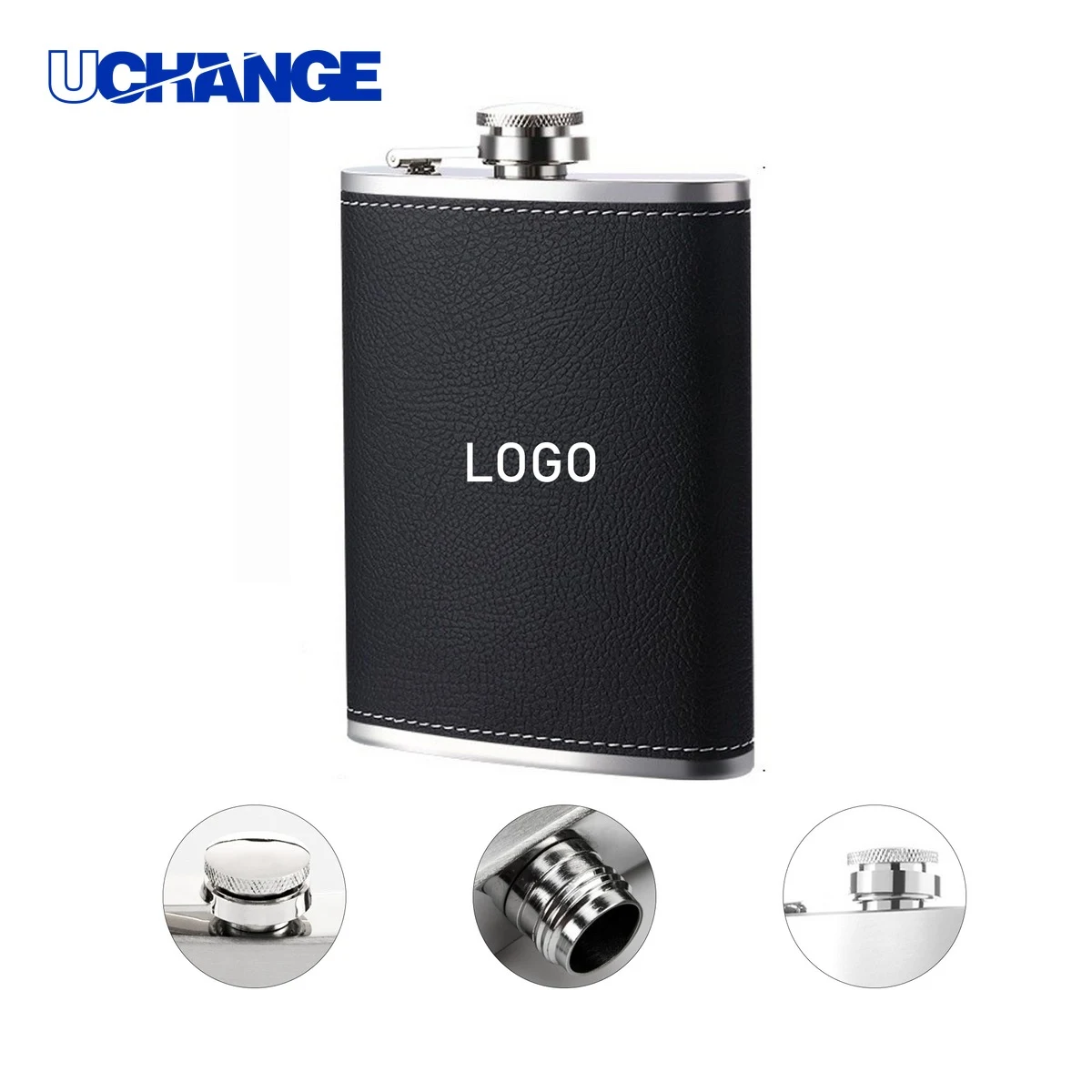 Stainless Steel Wine Bottle Container, custom water bottle with logo imprint 1