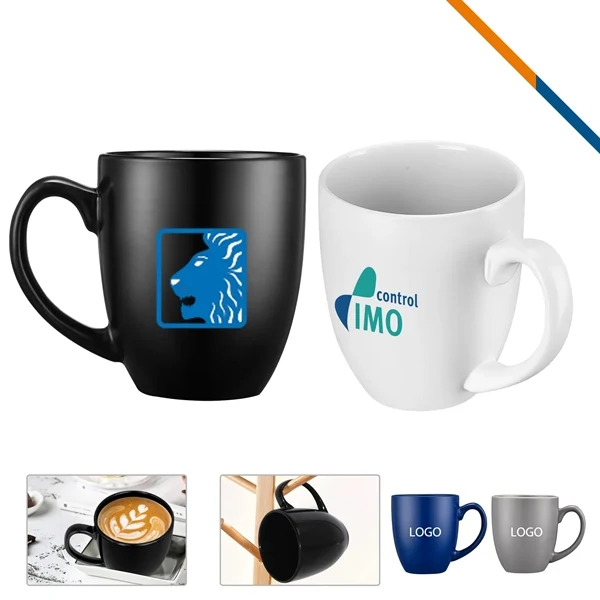 Custom 16 oz Ceramic Coffee Mug with C-Handle — Full-Color Business Drinkware 1