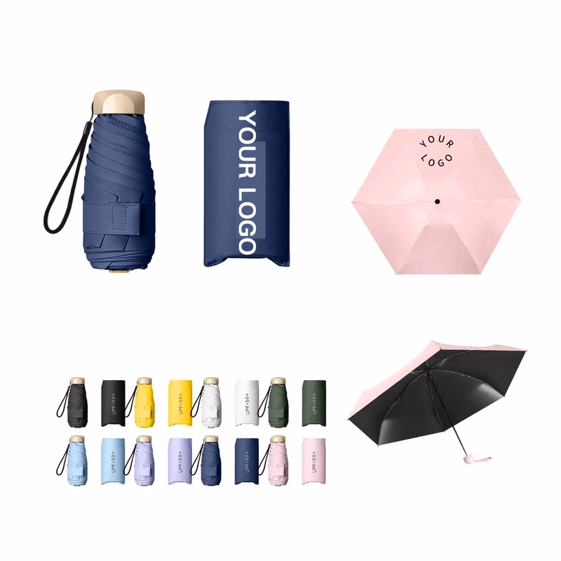 Impact Cloth Pocket Umbrella with UV and Rain Protection