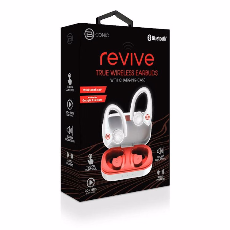 Revive Sport True Wireless Earbuds - White