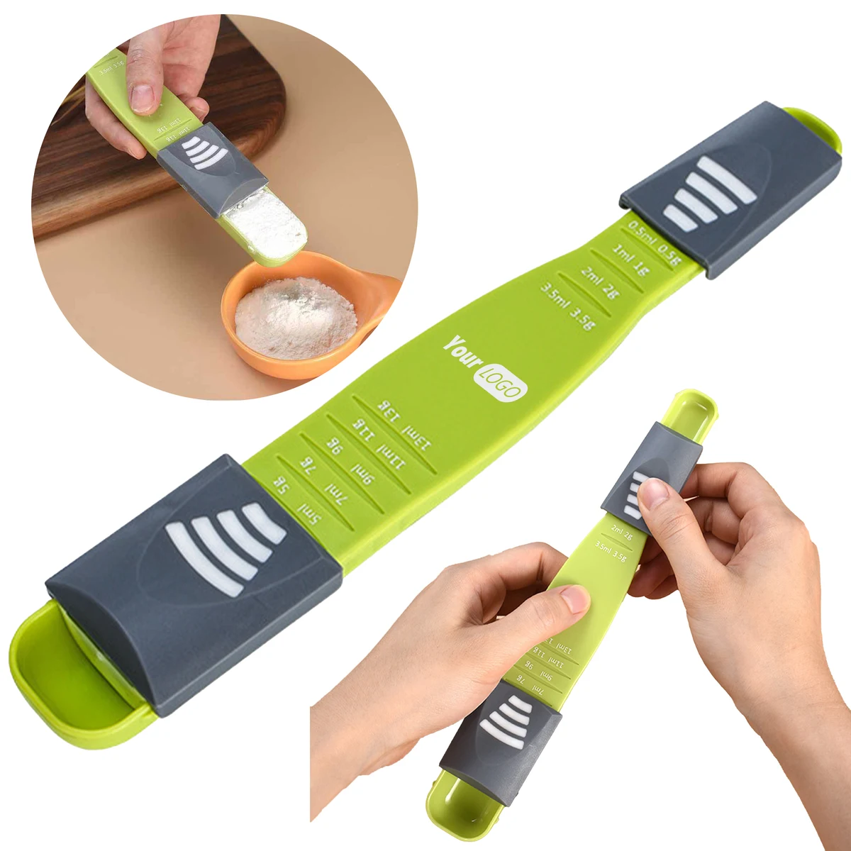 Abs Multi Functional Adjustable Measuring Spoon 1