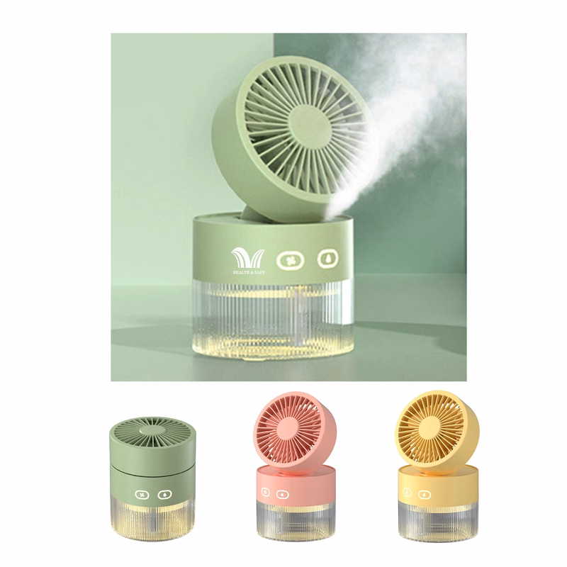 Usb Portable Spray Desk Fan Smart Humidifier 3 Speed