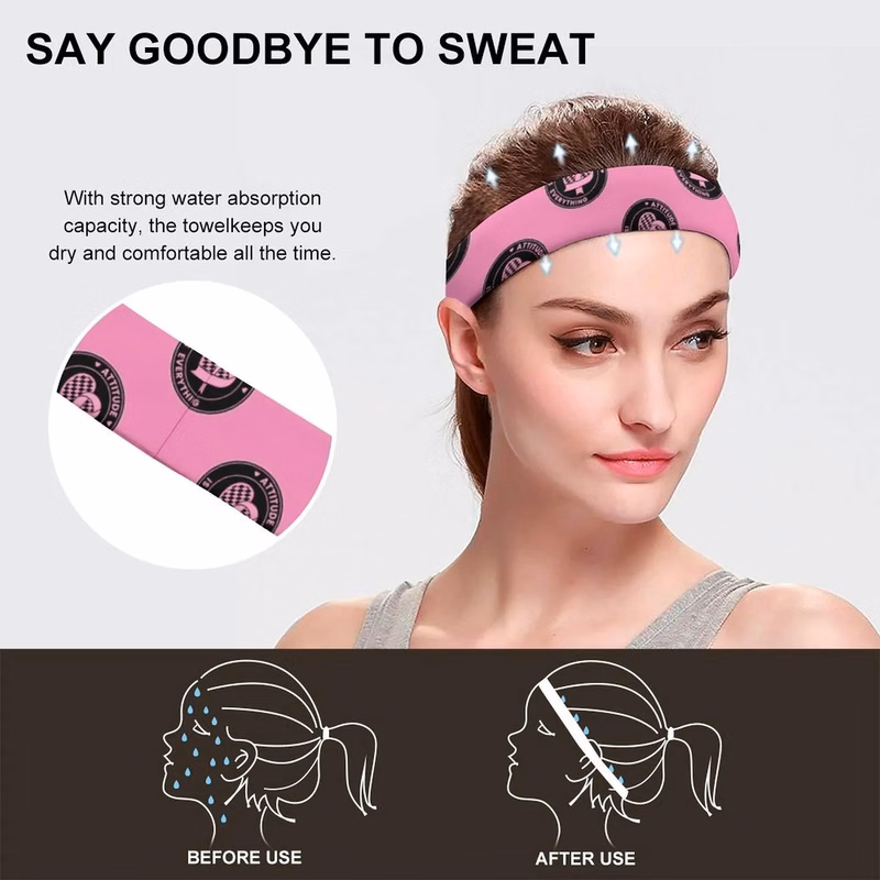 Polyester Sports Sweat Headband