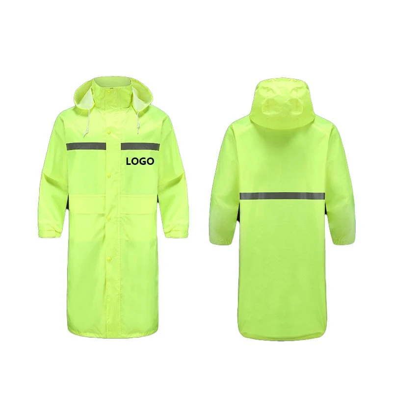 Reflective Long Raincoat 1