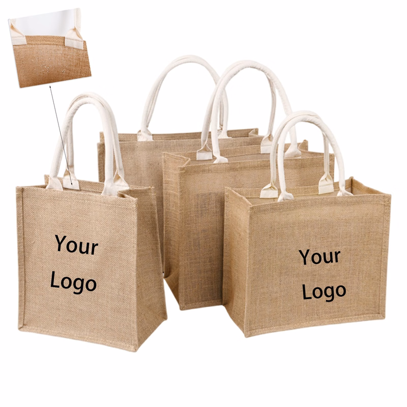 A4 Jute Tote Bags