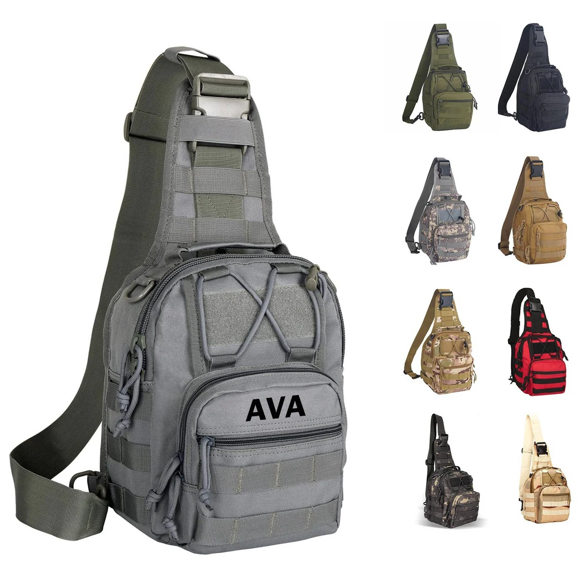Oxford Cloth Tactical Shoulder Chest Bag 1