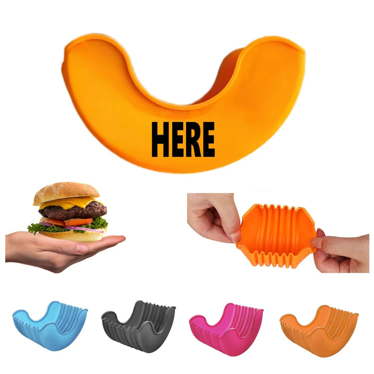Reusable Silicone Hamburger Clip 1