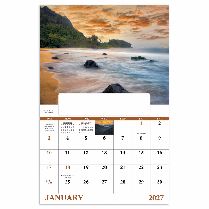 Good Value™ Landscapes of America - Window Calendar