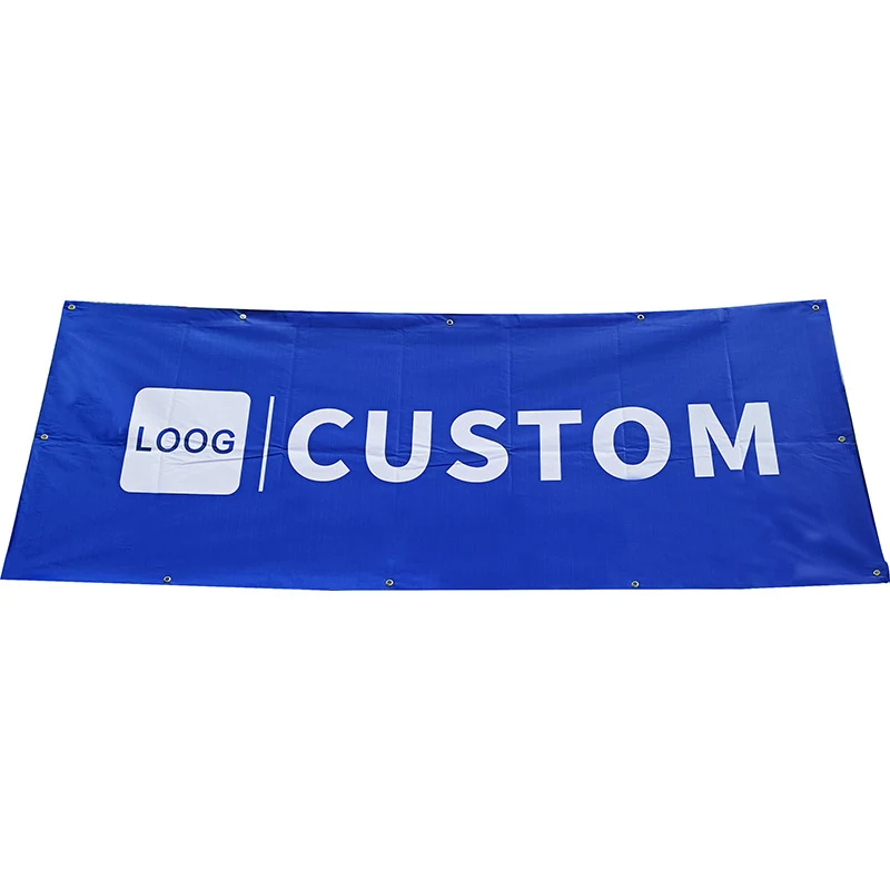 Vinyl Banner promote a company logo 1