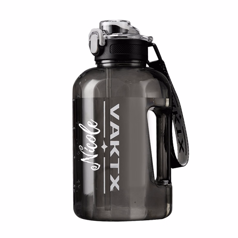 78 oz Large Capacity Flip Straw Sports Fitness Water Jug