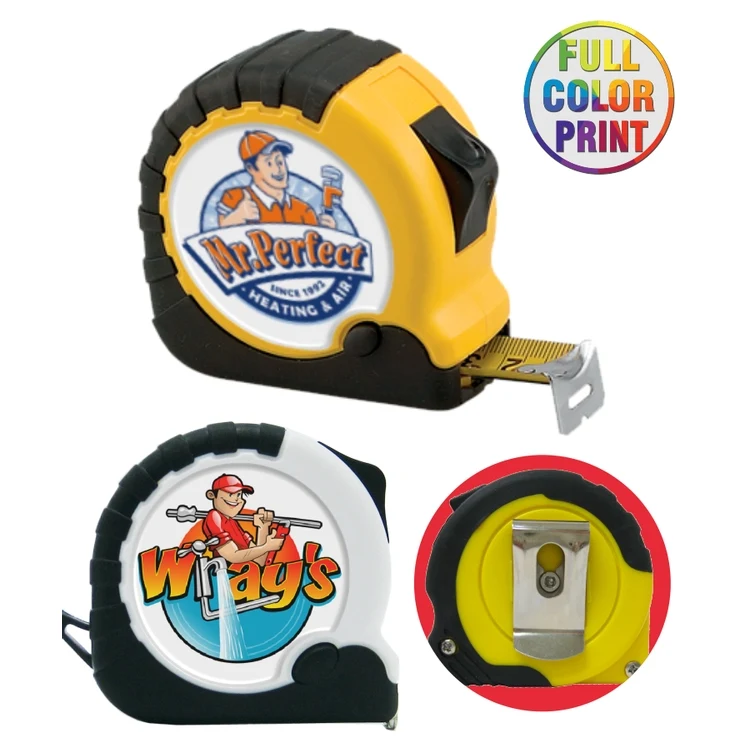 10' Tape Measure W/Belt Clip And Wrist Strap 1