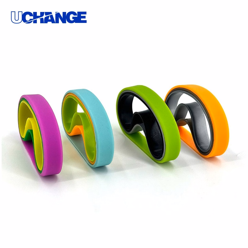 Glossy Solid Color Silicone Wristband
