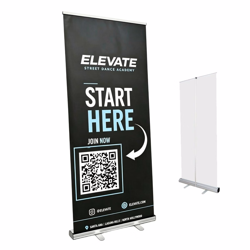 Budget Retractable Banner 33"x78"