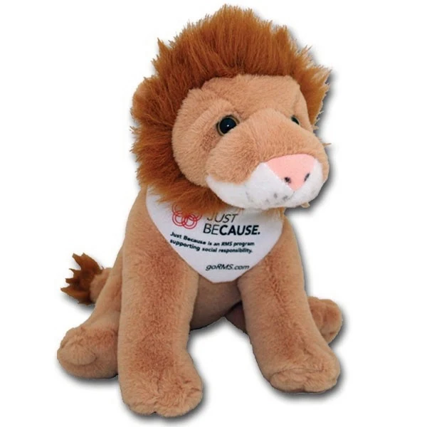 9" In The Zoo Stuffed Lion 1