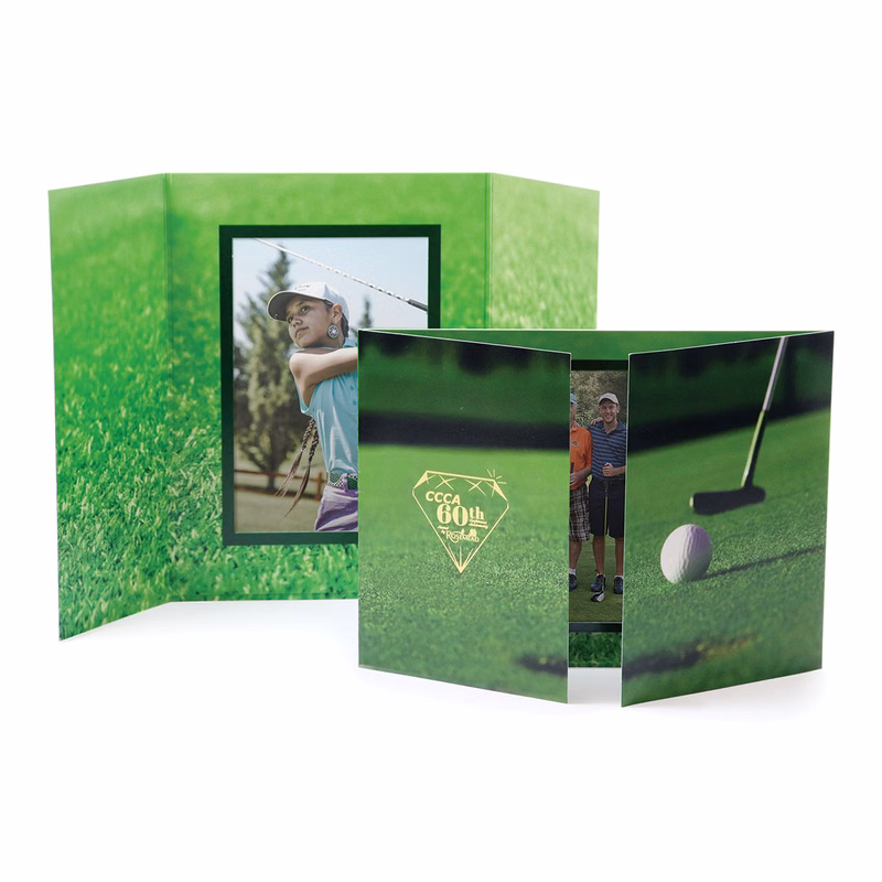 Golf Gatefold Folder – Vertical or Horizontal