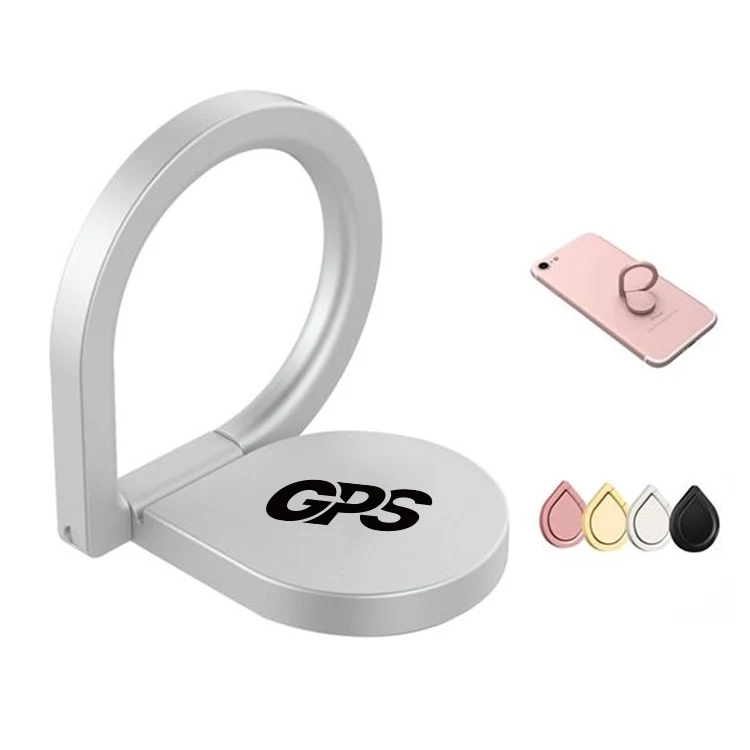 Metal Water Drop Ring Cell Phone Stand & Holder 1