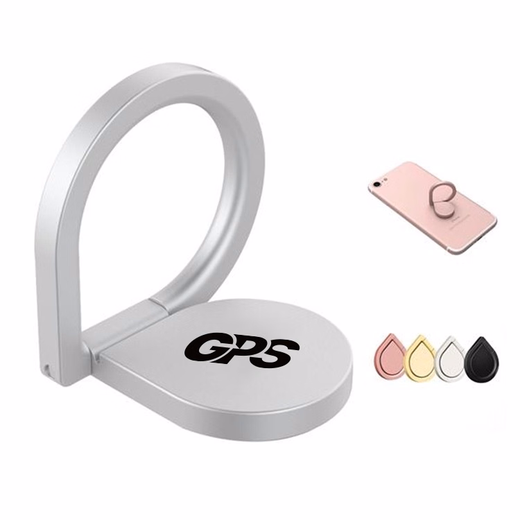 Metal Water Drop Ring Cell Phone Stand & Holder