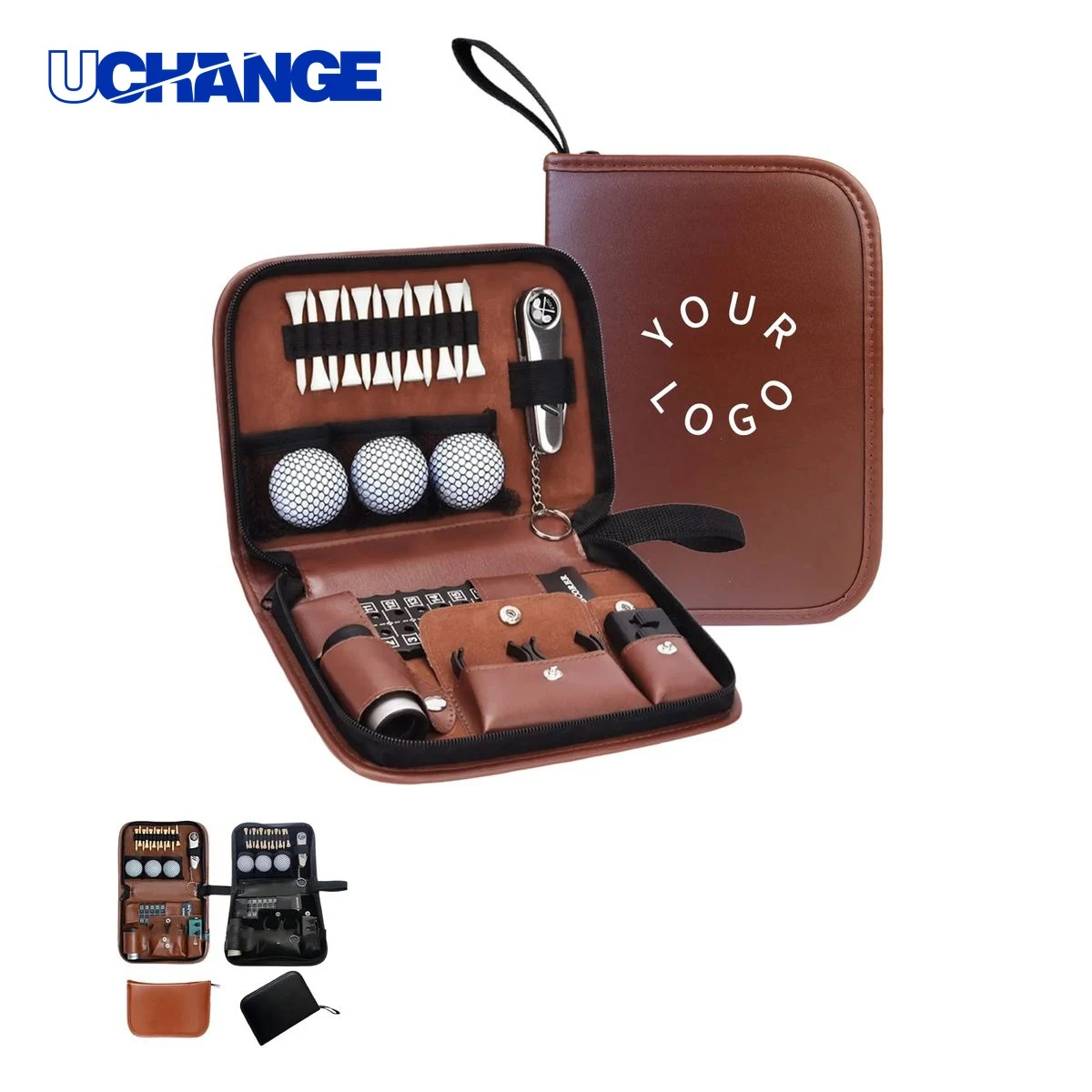 PU Golf Storage Bag Organizer for Outdoor Sports 1