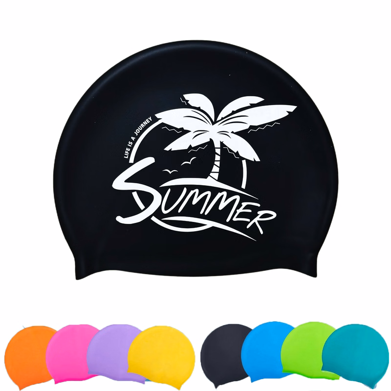 Adult Stretch Silicone Swim Cap