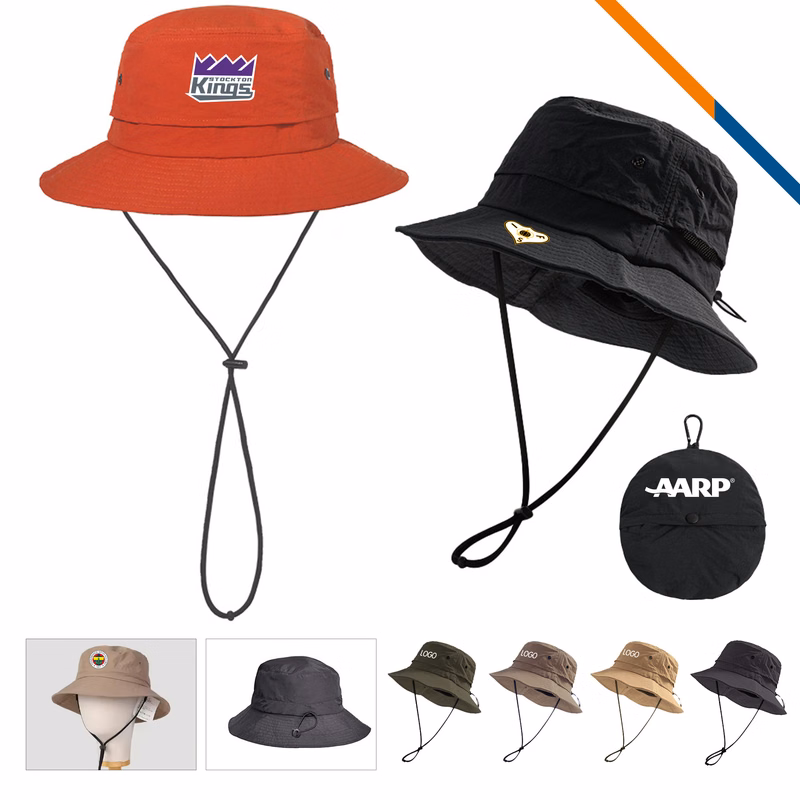 Lulu Foldable Bucket Hat with String