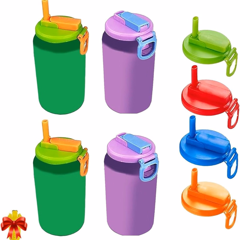 Reusable Silicone Can Straw Lid