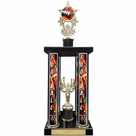 Trophy: 16" 4 post, TE 3x8 Wood Base(co