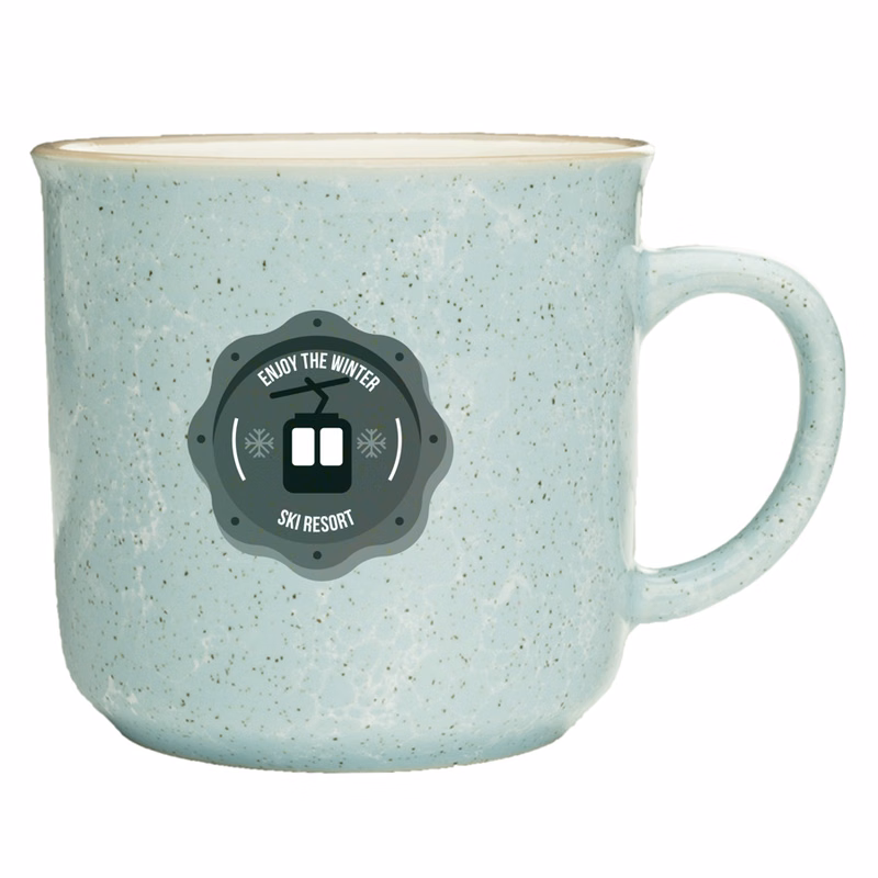13 oz. Marble Campfire Custom Coffee Mug