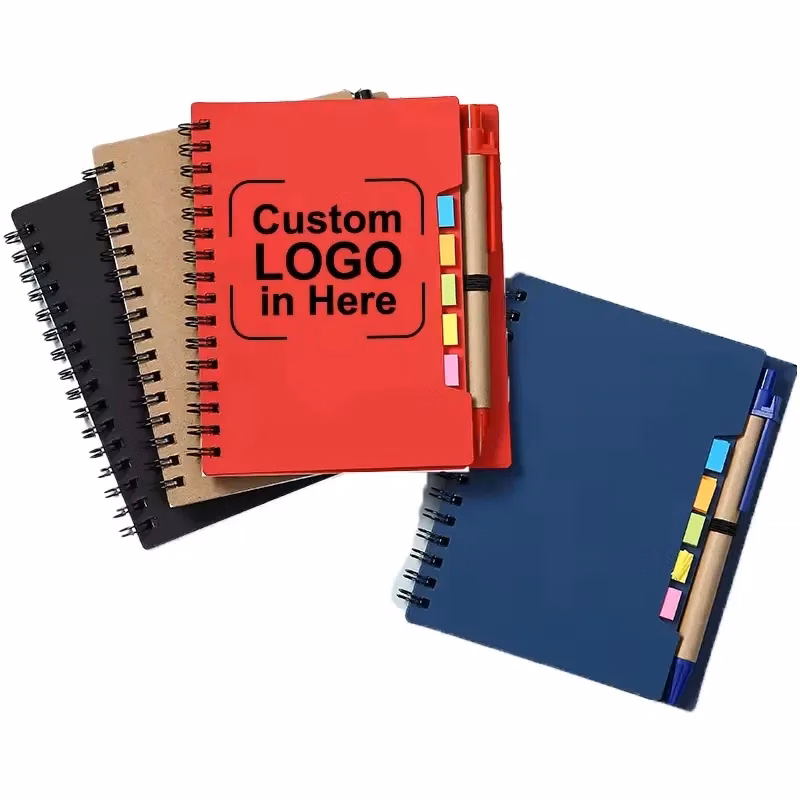 Spiral Journal with Sticky Notes