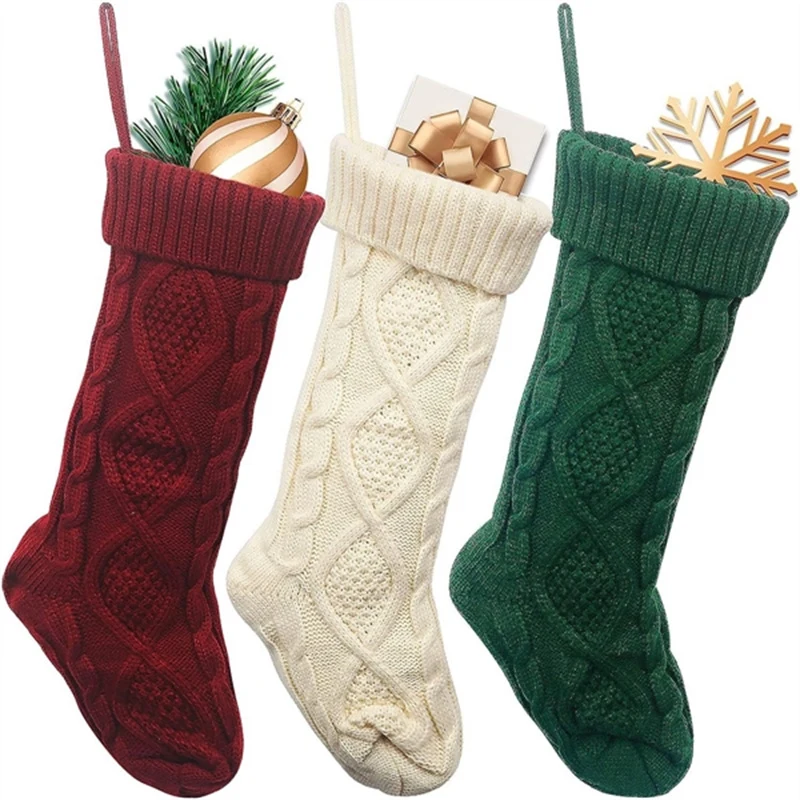 Knit Christmas Stockings 1