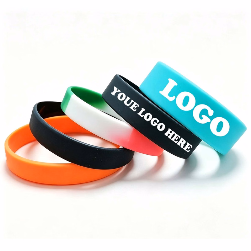 MOQ 50 Piece Commemorative Silicone Wristband
