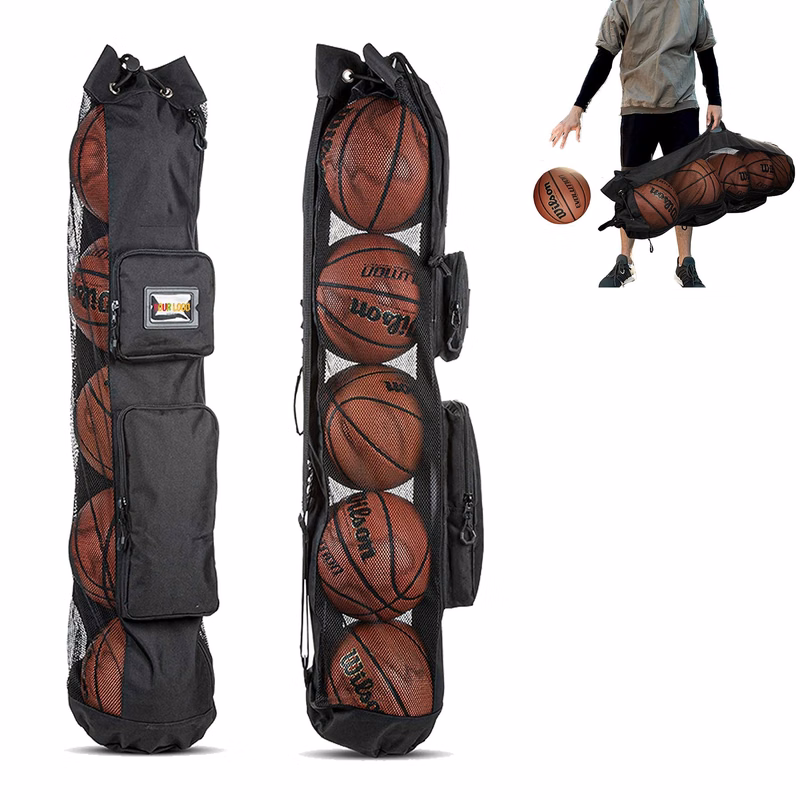 Basketball Mesh Equipment Ball Bag