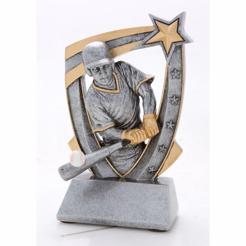 Baseball 3-D Star Resin