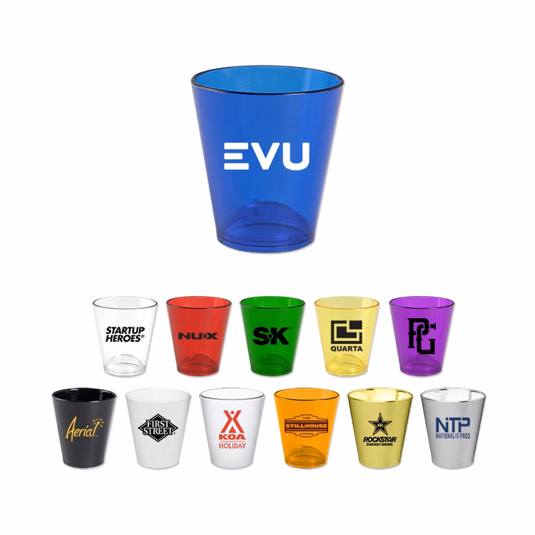1.5 Oz Plastic Standard Shot Glass