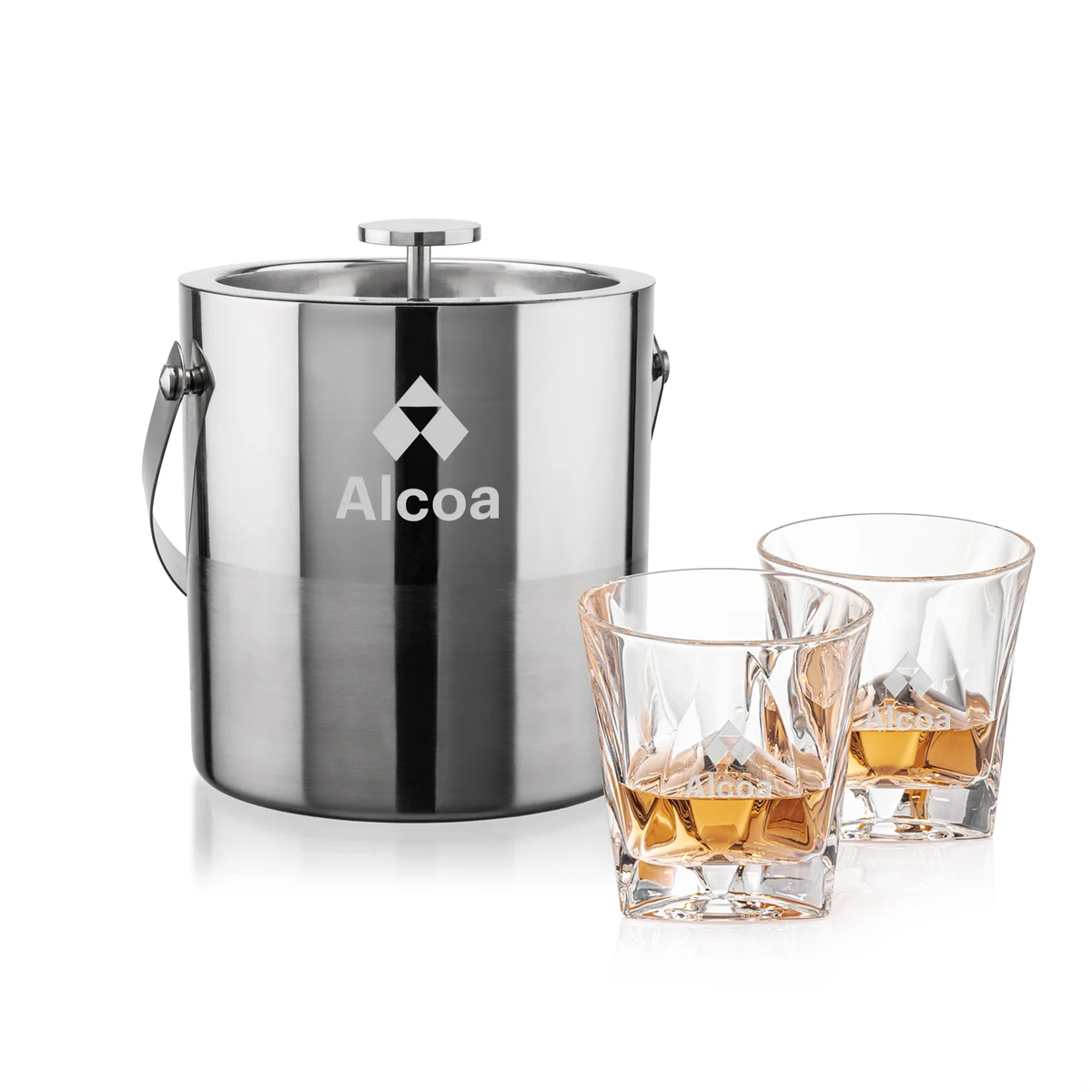 Catania Ice Bucket & Oakhaven On-the-Rocks Set 1