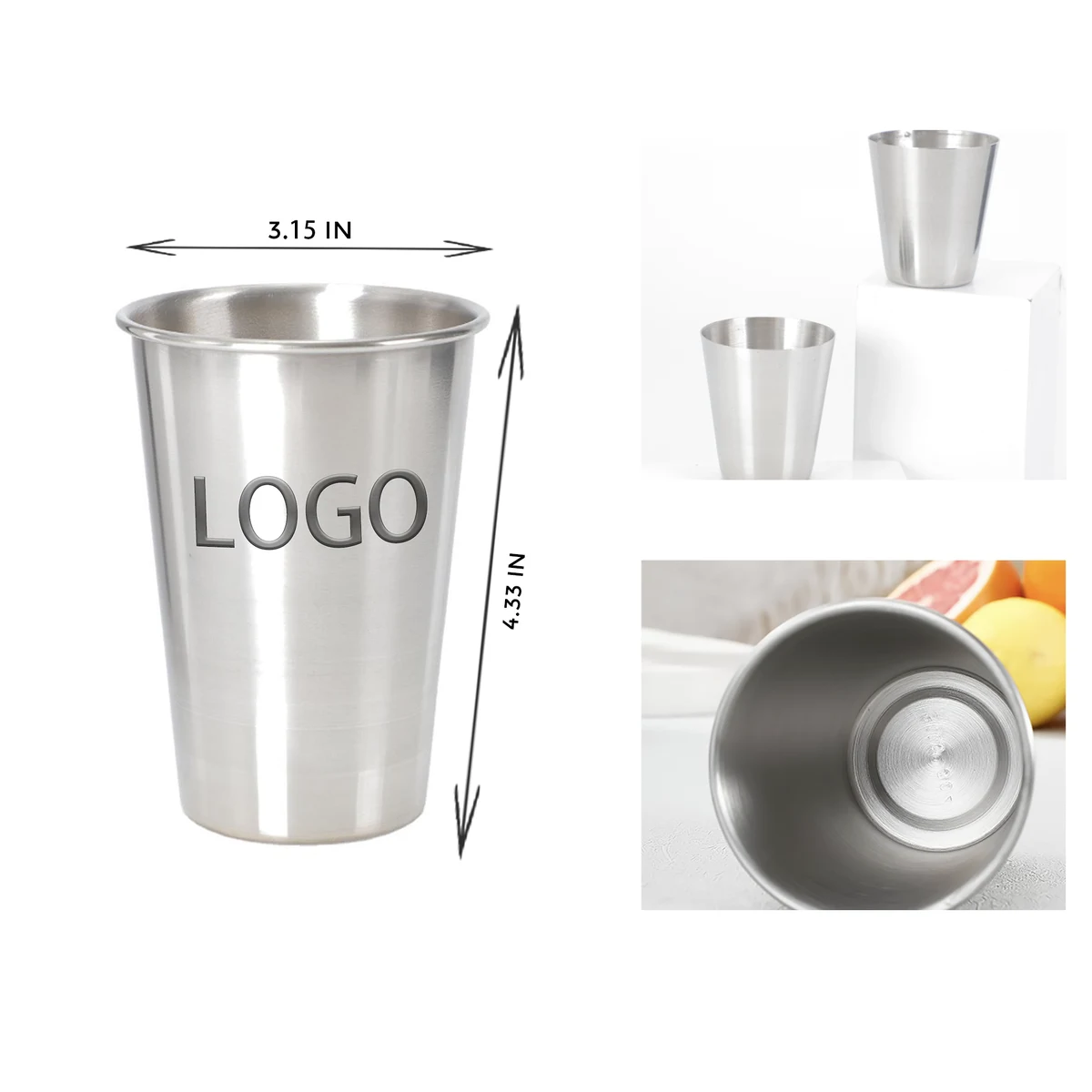 MOQ 10 PCS Insulated 12 OZ Stainless Steel Cup 1