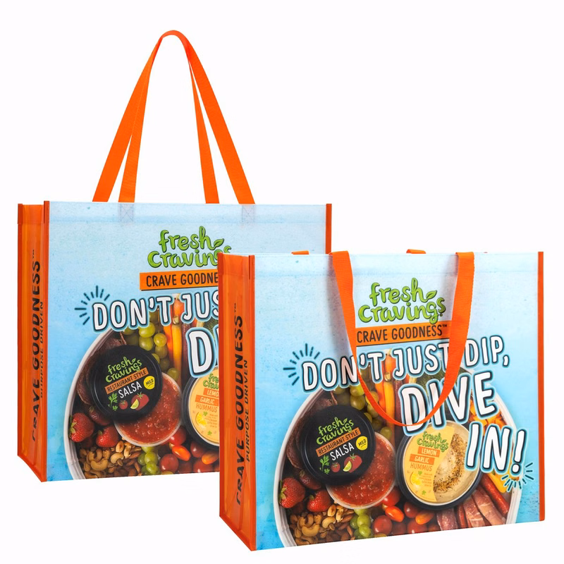 Top-Tier Full-Color Laminated Promotional Tradeshow Bag 18"x15"x8"