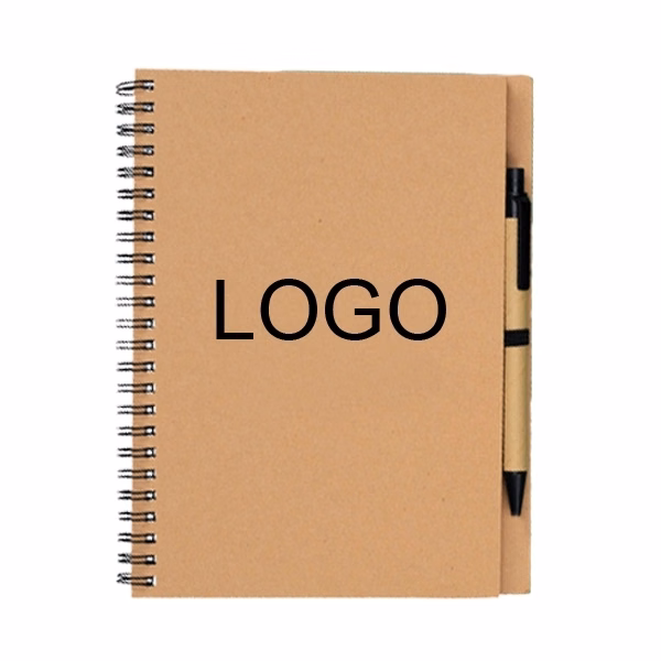 A5 Recycled Notebook And Ball Pen