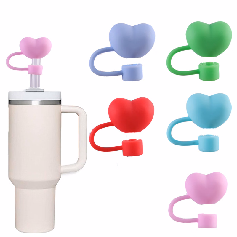 Heart Shaped Straw Cover