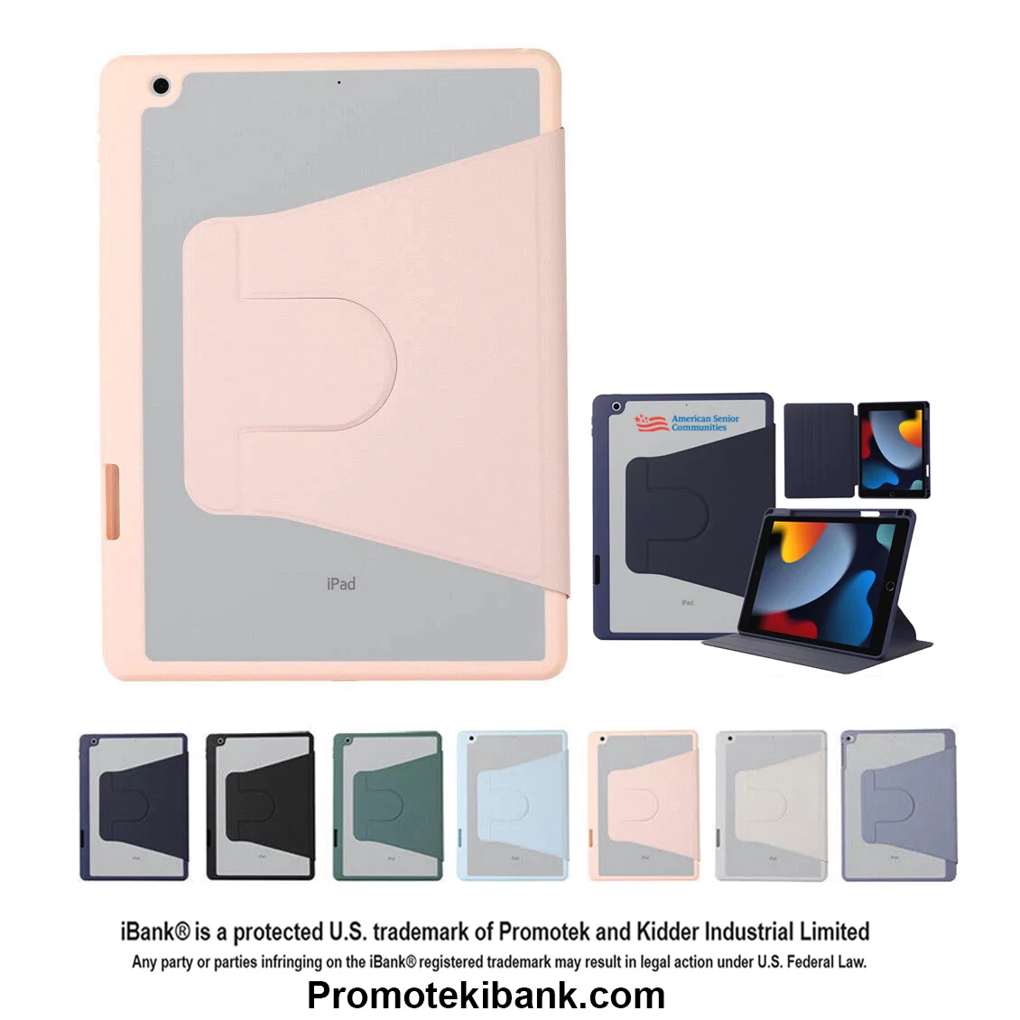 iBank ® Slim Cover Case for iPad 11" (A16) 11th/10th 10.9" (2025/2022) 1