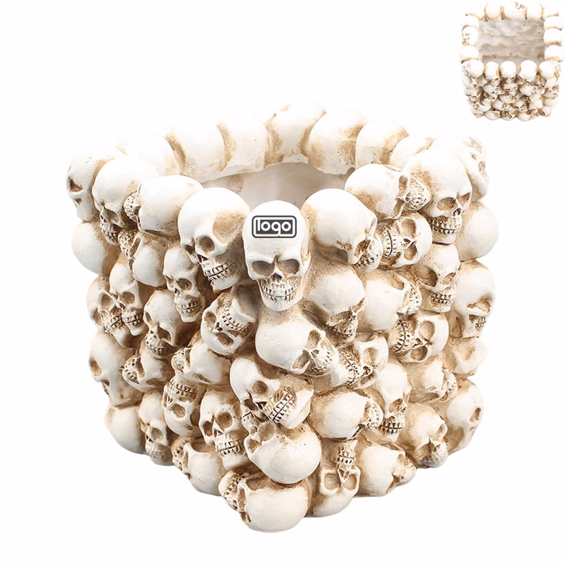 Square Skull Pen Holder