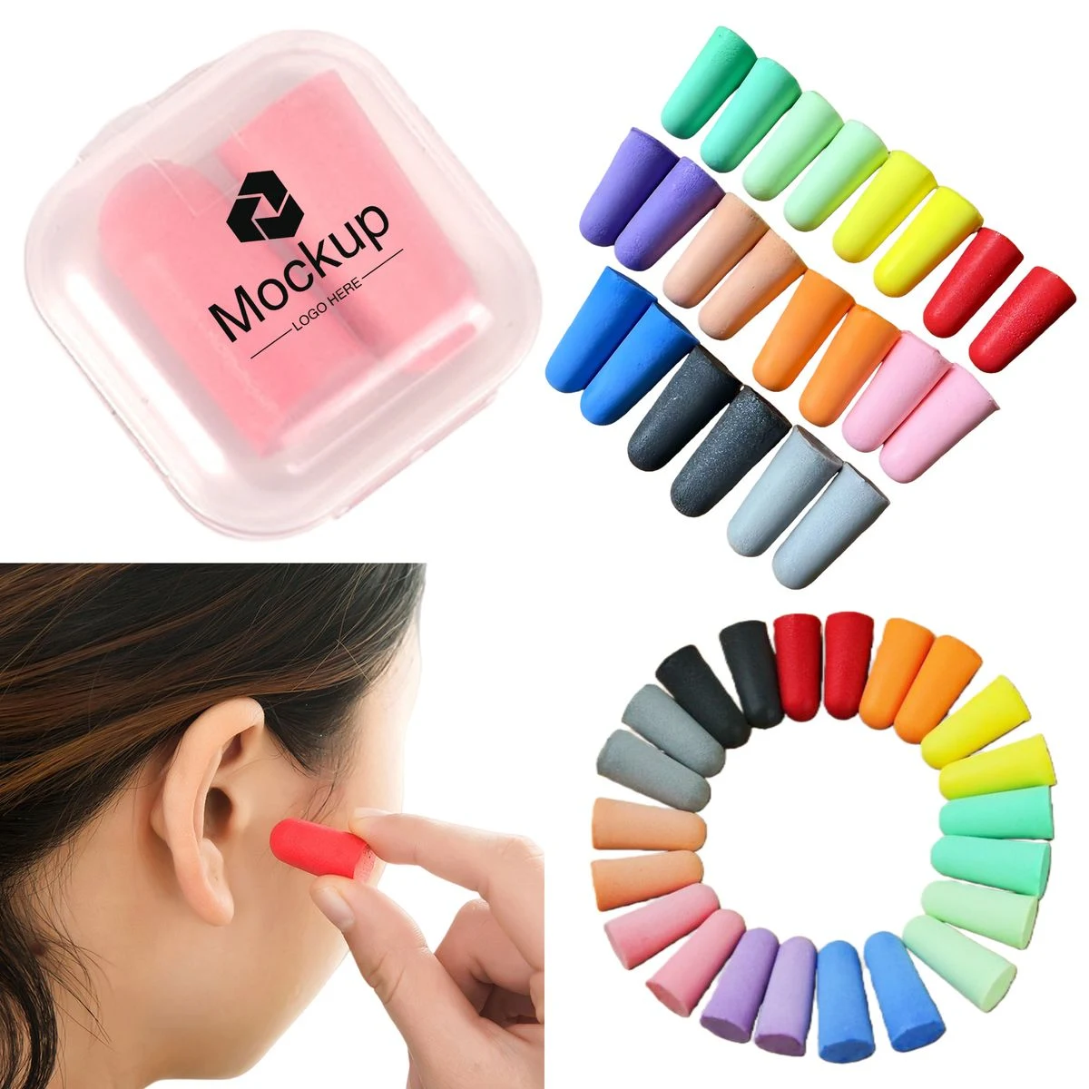 Travel Soft Foam Storage Box Ear Plug 1
