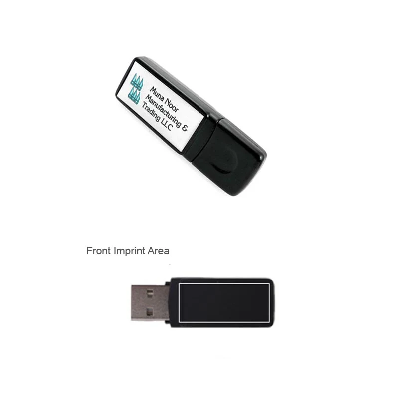 Rectangular Epoxy Dome USB Flash Drive 1