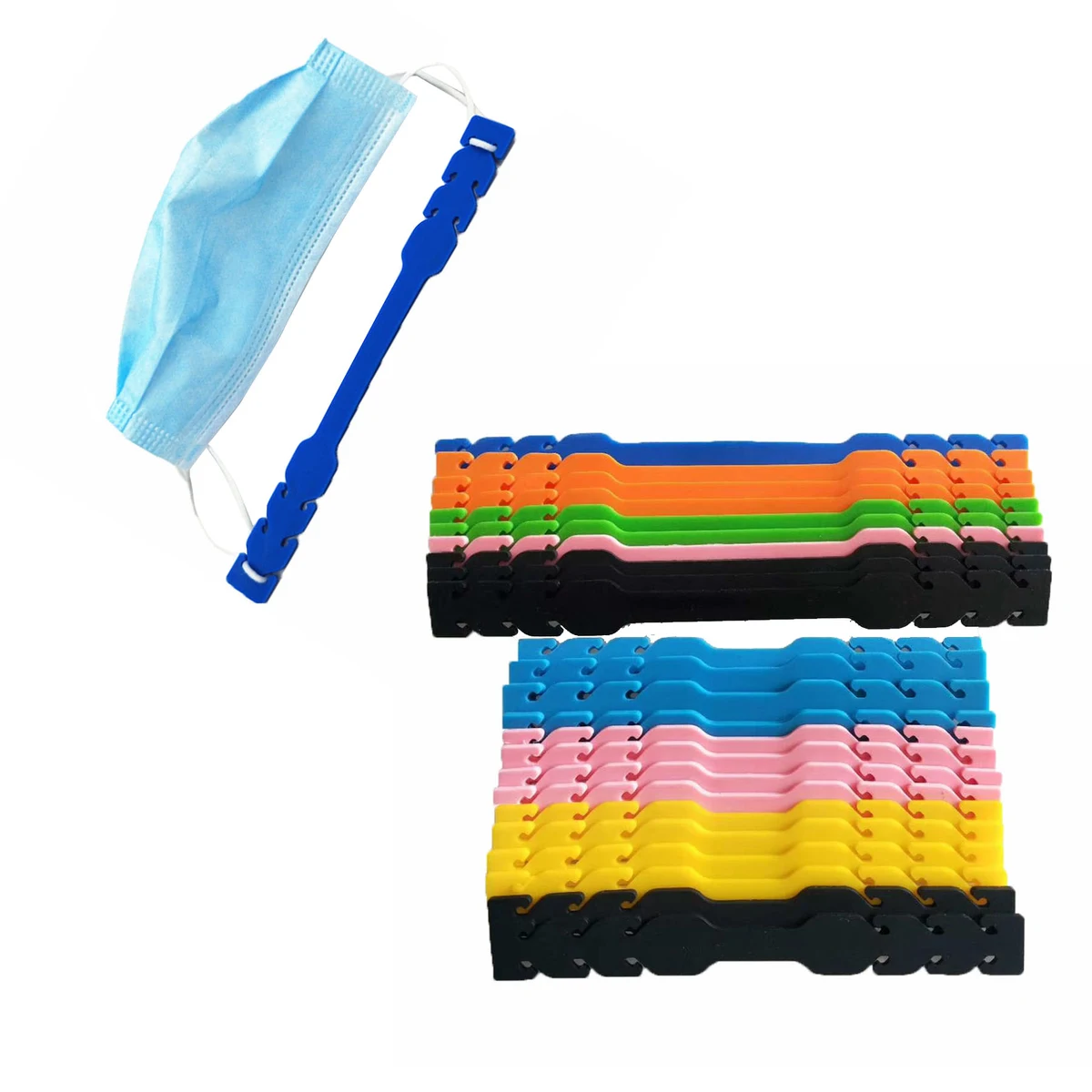 Adjustable Silicone Straps For Masks 1