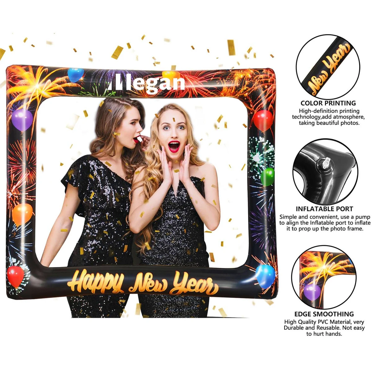 Inflatable New Year Party Photo Booth Frame 1
