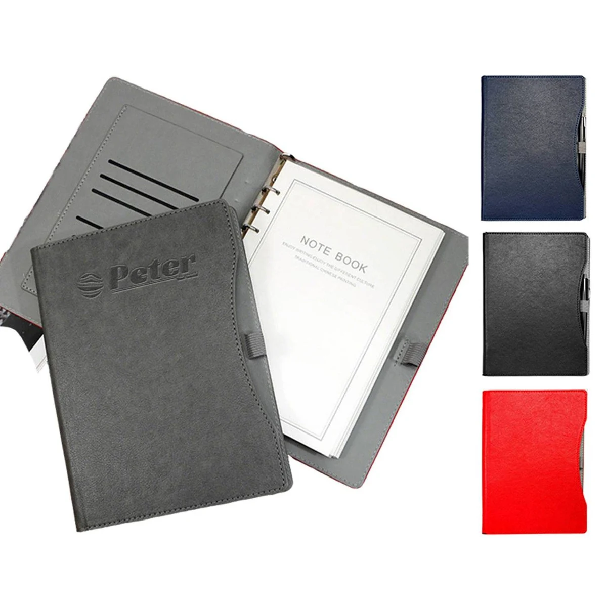 A5 PU Leather Binder Notebook 1
