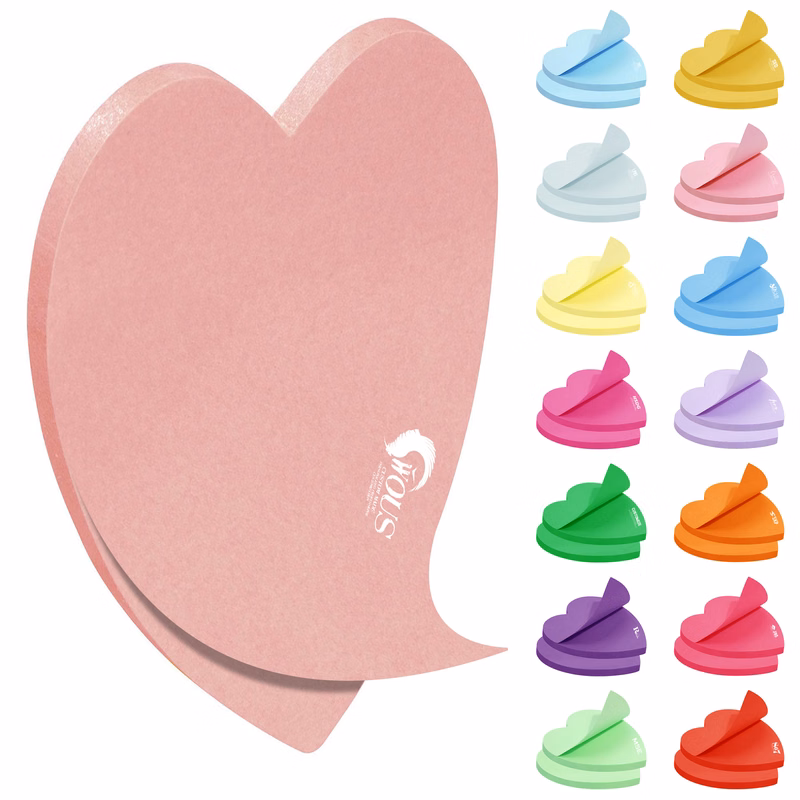 Customizable-shaped Sticky Notes