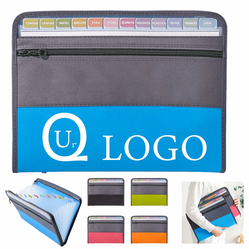 13 Layer A4 Organ Bag With Double Zipper Folder