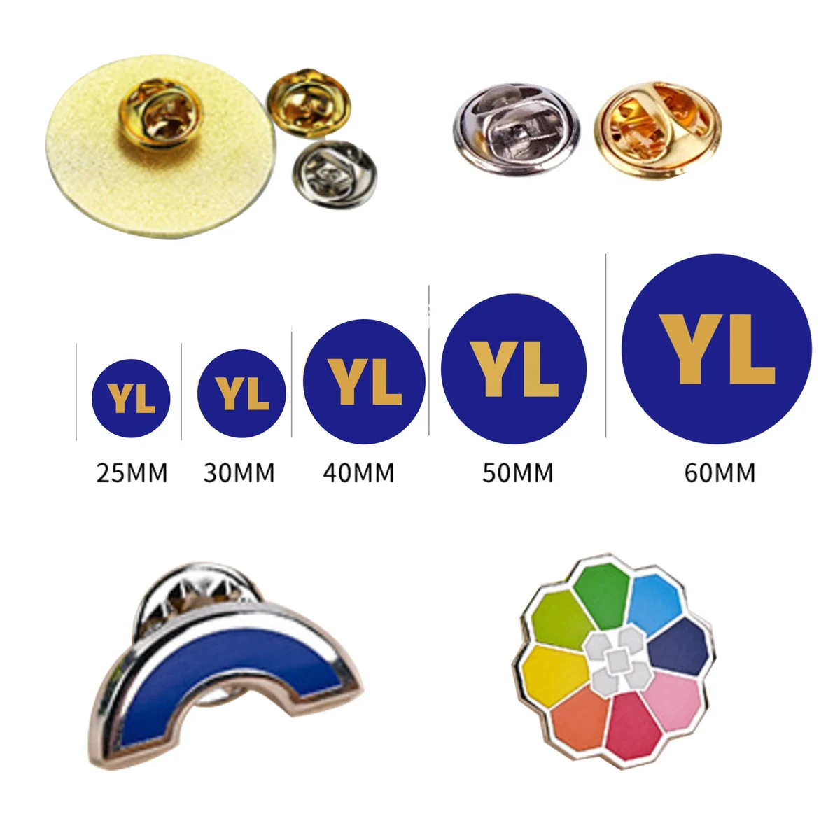 MOQ100 High-Quality Stamping Badges 1